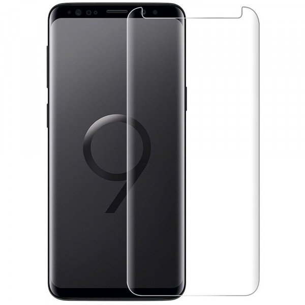 Wholesale Galaxy S9 / S8 Tempered Glass Full Screen Protector Case Friendly (Glass Clear)